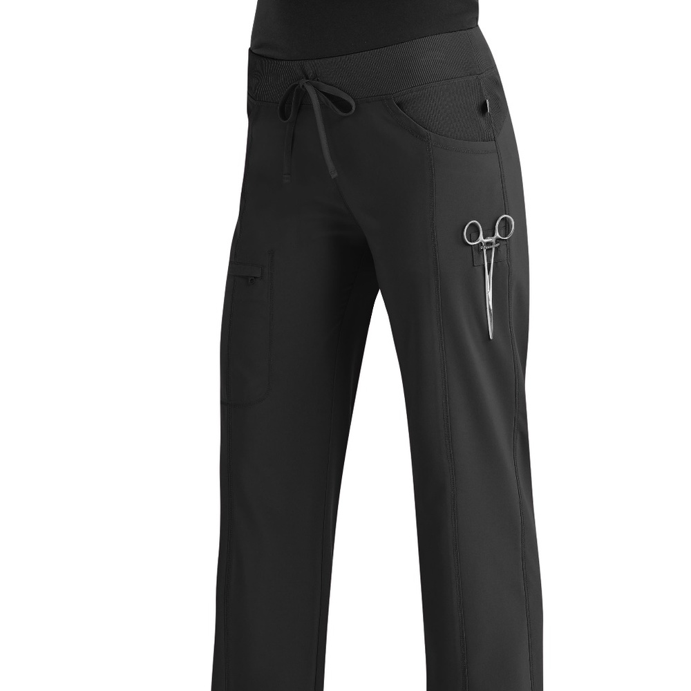 Cherokee scrub Pants LOW RISE STRAIGHT LEG DRAWSTRING PANT sz XXS